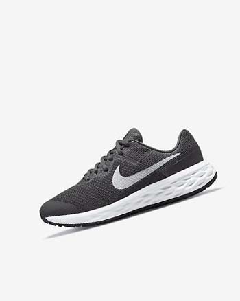 Zapatillas Running Nike Revolution 6 Niño Gris Gris Blancas | CR2363