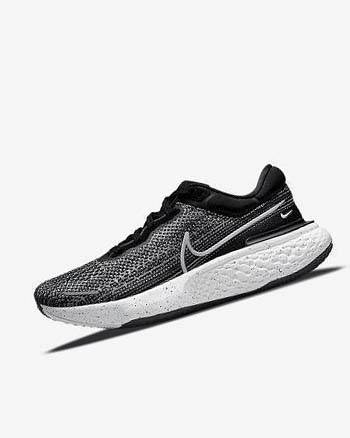 Zapatillas Running Nike ZoomX Invincible Run Flyknit Hombre Negras Blancas | CR4663