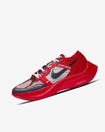 Zapatillas Running Nike ZoomX Vaporfly Next% x Gyakusou Mujer Rojas Azules | CR5572