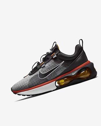 Zapatos Casuales Nike Air Max 2021 Hombre Negras Rojas Blancas | CR1194