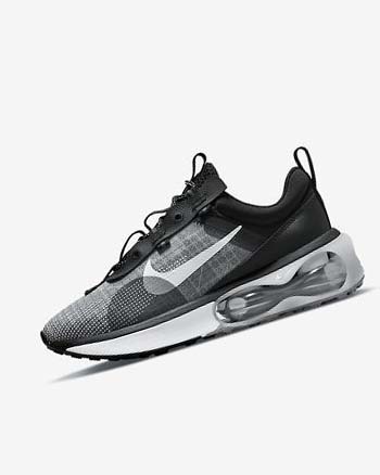 Zapatos Casuales Nike Air Max 2021 Mujer Negras Metal Plateadas Gris Blancas | CR5170