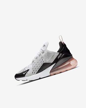 Zapatos Casuales Nike Air Max 270 Niña Plateadas Negras Coral Blancas | CR1101