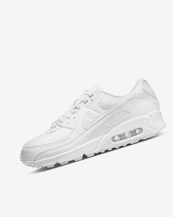 Zapatos Casuales Nike Air Max 90 Mujer Blancas Blancas Blancas | CR2589