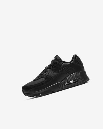 Zapatos Casuales Nike Air Max 90 Niño Negras Negras Blancas Negras | CR5218