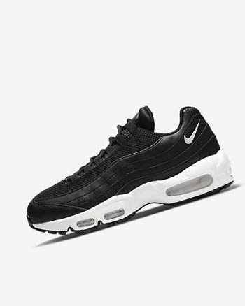 Zapatos Casuales Nike Air Max 95 Mujer Negras Blancas | CR5335