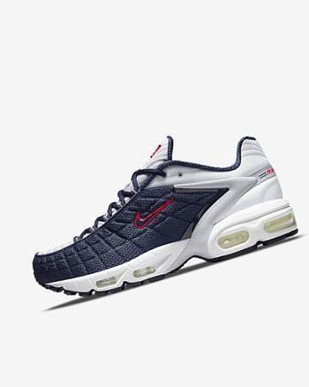 Zapatos Casuales Nike Air Max Tailwind V SP Hombre Azul Marino Plateadas Blancas Rojas | CR3074