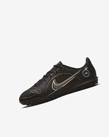 Zapatos De Fútbol Nike Jr. Mercurial Vapor 14 Academy TF Niño Negras Metal Plateadas Gris Metal Doradas | CR2283