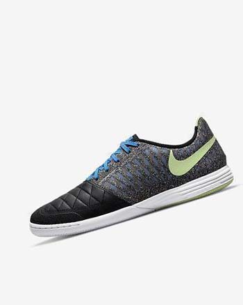 Zapatos De Fútbol Nike Lunar Gato II IC Hombre Negras Azules Claro Verde Claro | CR3115