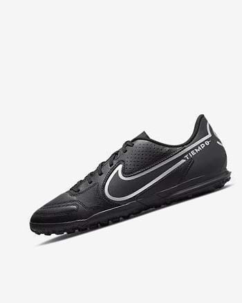 Zapatos De Fútbol Nike Tiempo Legend 9 Club TF Hombre Negras Gris Oscuro | CR4692