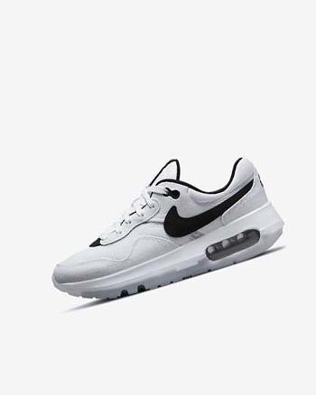 Zapatos Nike Air Max Motif Niña Blancas Blancas Negras | CR3221