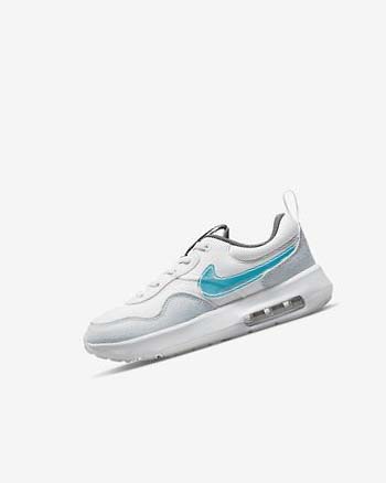 Zapatos Nike Air Max Motif Niña Blancas Blancas Azules Gris | CR3233