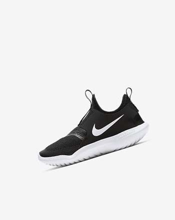 Zapatos Nike Flex Runner Niña Negras Blancas | CR1117