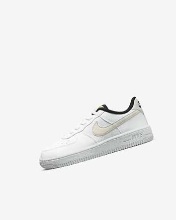 Zapatos Nike Force 1 Next Nature Niña Blancas Negras Beige Claro | CR2433