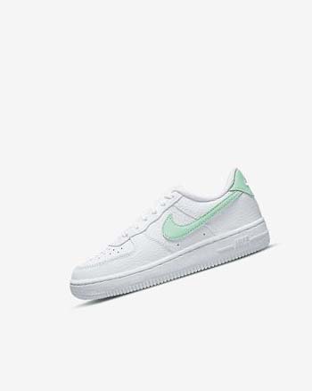 Zapatos Nike Force 1 Niña Blancas Verde Menta | CR4815