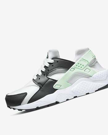 Zapatos Nike Huarache Run Niña Blancas Verde Menta | CR2436