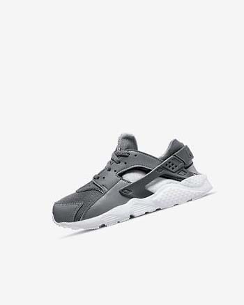 Zapatos Nike Huarache Run Niña Gris Gris Blancas Gris | CR3190