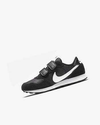 Zapatos Nike MD Valiant Niña Negras Blancas | CR5561