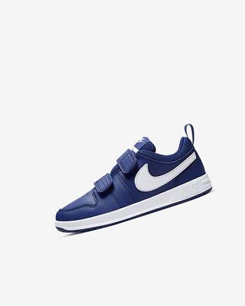 Zapatos Nike Pico 5 Niña Azul Real Oscuro Azules Blancas | CR5337