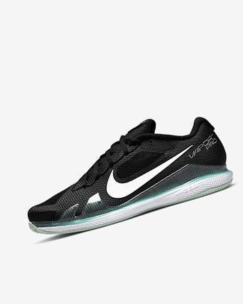 Zapatos Tennis Nike Court Air Zoom Vapor Pro Hombre Negras Verde Menta Blancas | CR2627