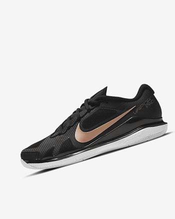 Zapatos Tennis Nike Court Air Zoom Vapor Pro Mujer Negras Blancas Metal Rojas Marrones | CR2997