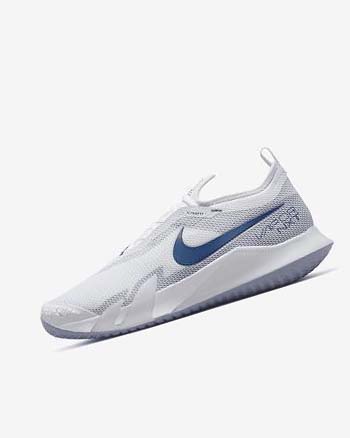 Zapatos Tennis Nike Court React Vapor NXT Hombre Blancas Azul Marino | CR4739