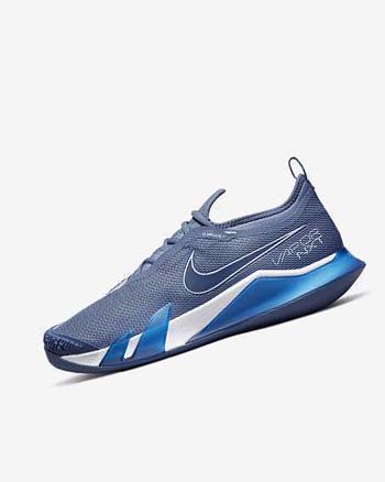 Zapatos Tennis Nike Court React Vapor NXT Hombre Blancas Azul Marino | CR5325