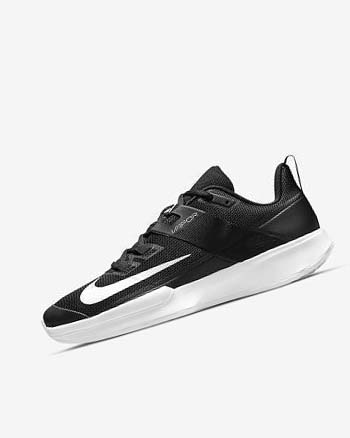 Zapatos Tennis Nike Court Vapor Lite Hombre Negras Blancas | CR5107