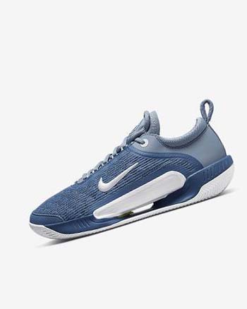 Zapatos Tennis Nike Court Zoom NXT Hombre Azul Marino Blancas | CR2253