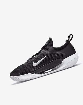 Zapatos Tennis Nike Court Zoom NXT Hombre Negras Blancas | CR2845