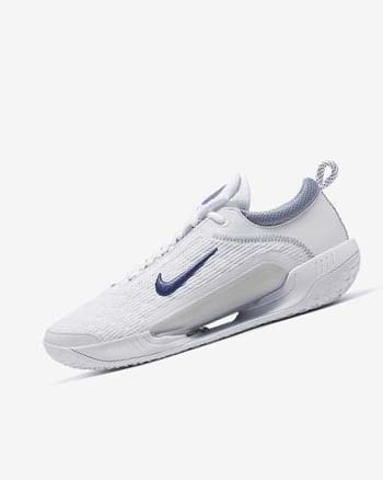 Zapatos Tennis Nike Court Zoom NXT Hombre Blancas Gris Azul Marino | CR5305