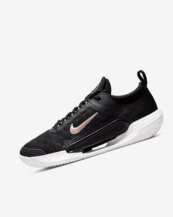 Zapatos Tennis Nike Court Zoom NXT Mujer Negras Blancas Metal Rojas Marrones | CR4808