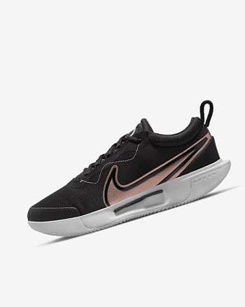 Zapatos Tennis Nike Court Zoom Pro Mujer Negras Blancas Metal Rojas Marrones | CR2625