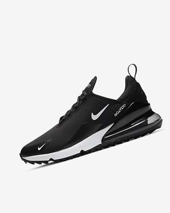 Zapatos de Golf Nike Air Max 270 G Mujer Negras Blancas | CR2769