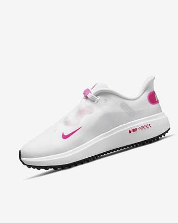 Zapatos de Golf Nike React Ace Tour Mujer Blancas Negras Rosas | CR4915