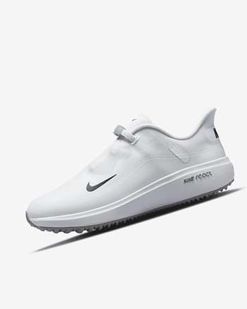 Zapatos de Golf Nike React Ace Tour Mujer Blancas Gris Claro Negras | CR4974